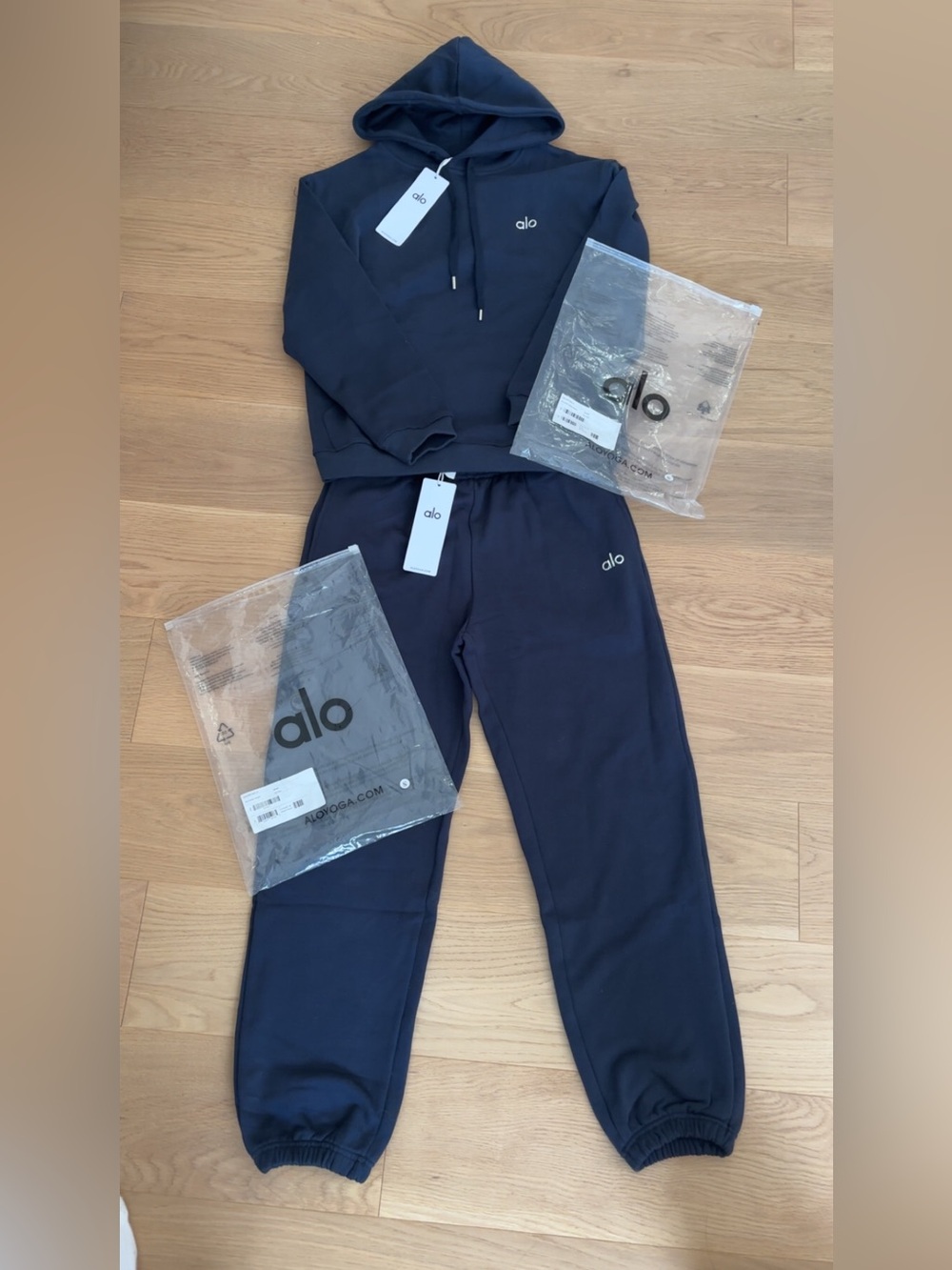 Alo Navy Blue Tracksuit Men’s Size Small